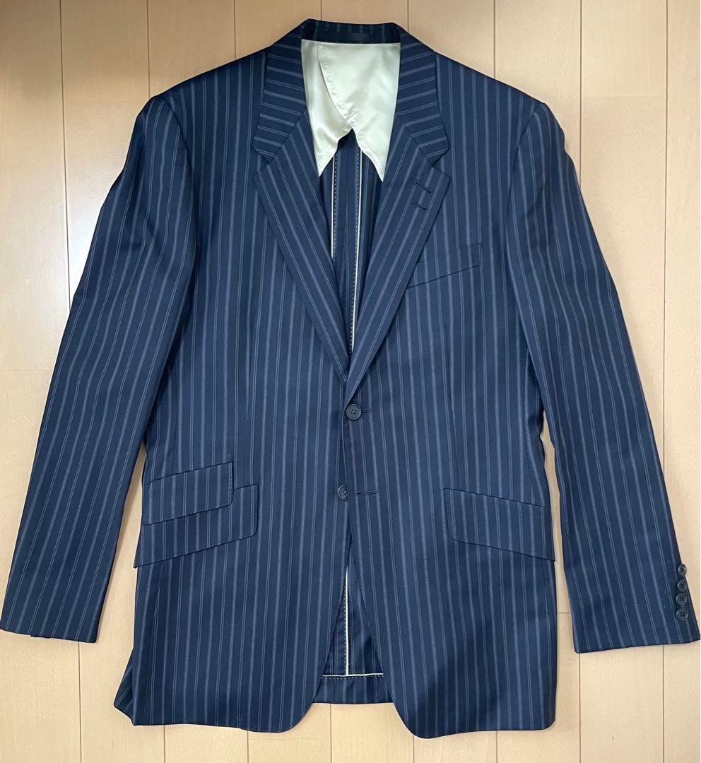 ポールスミス メンズ スーツ XL ネイビー ストライプ Paul Smith