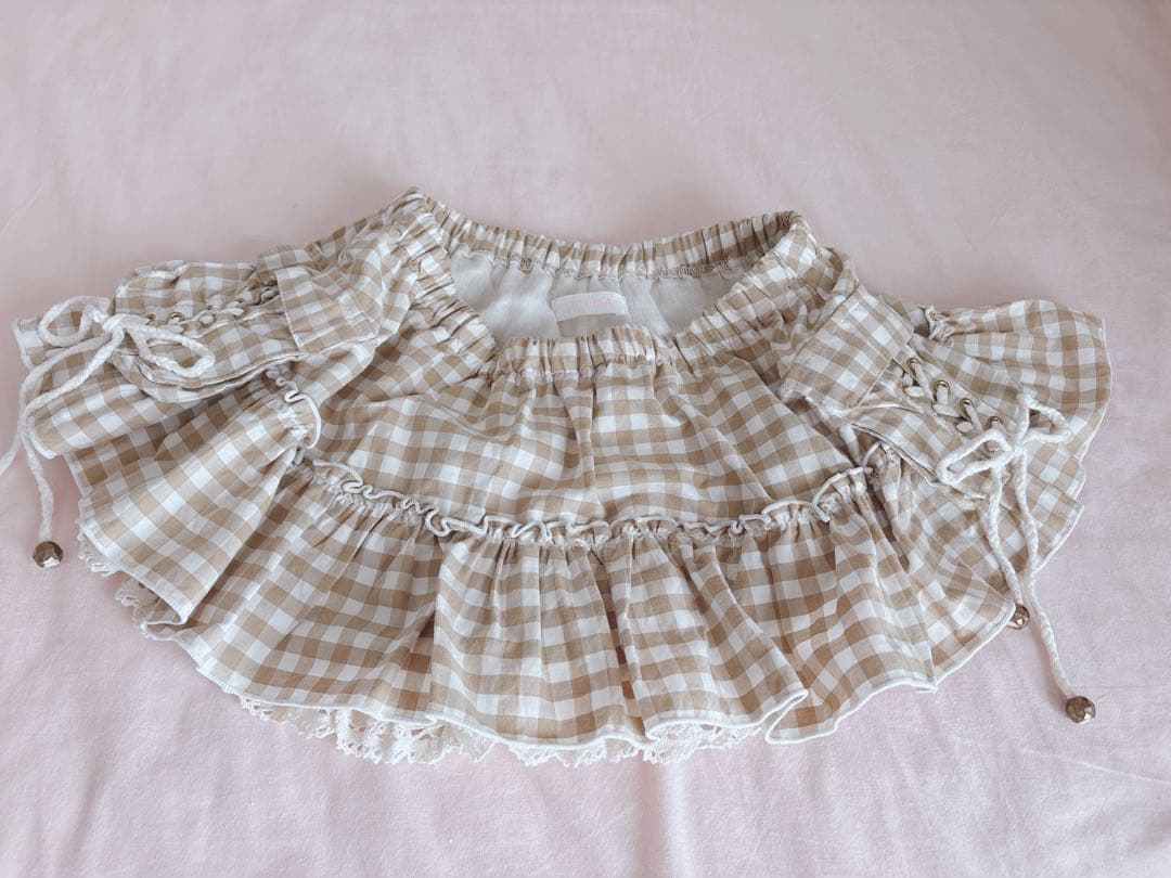 希少　LIZ LISAはしごリボンポケットスカパン　平成　姫カジ