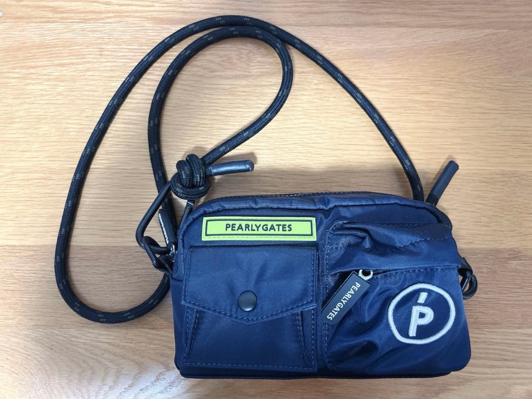 PEARLY GATES ネイビー ショルダーバッグ