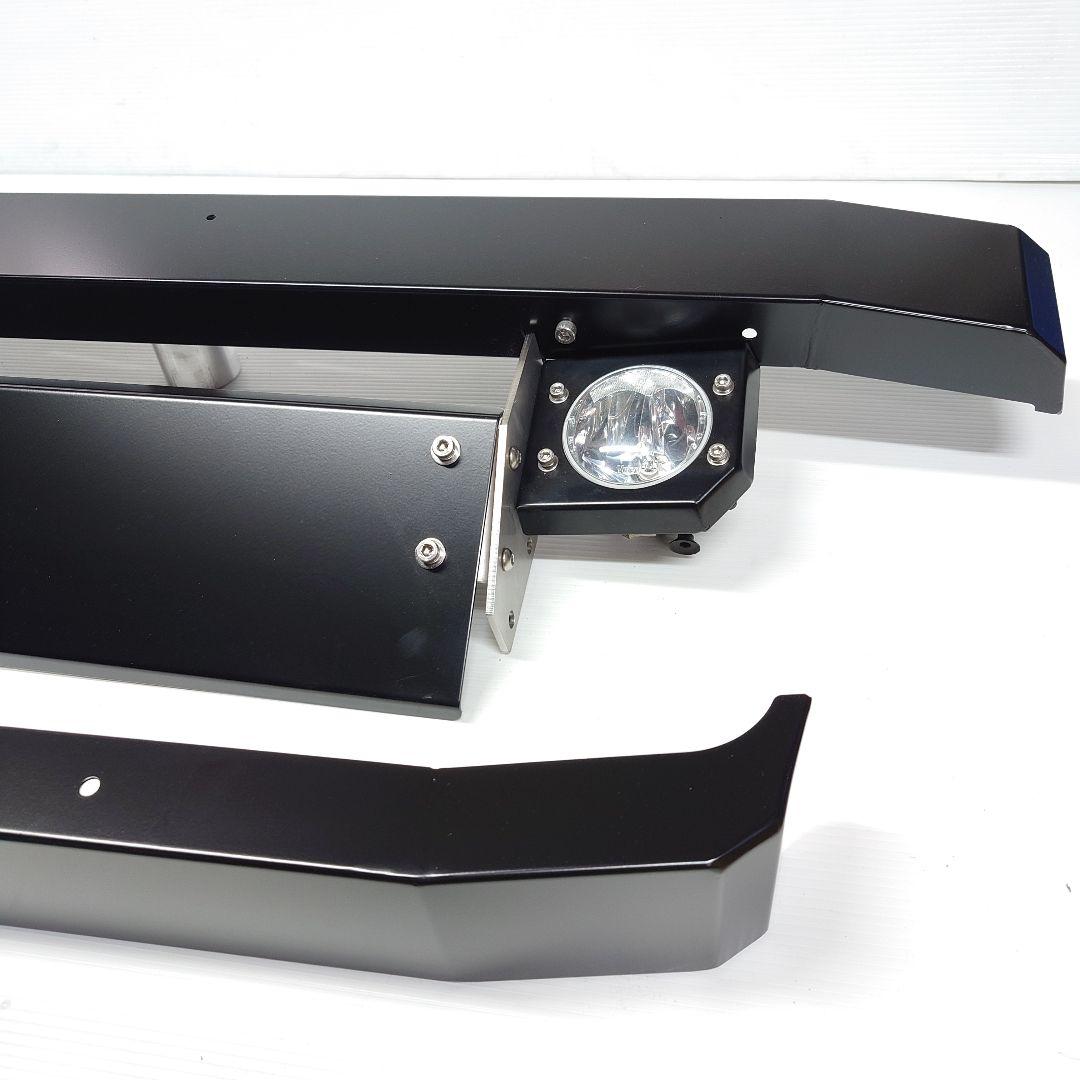 ジムニーＪＢ６４用マッドブラック角型フロントバンパー