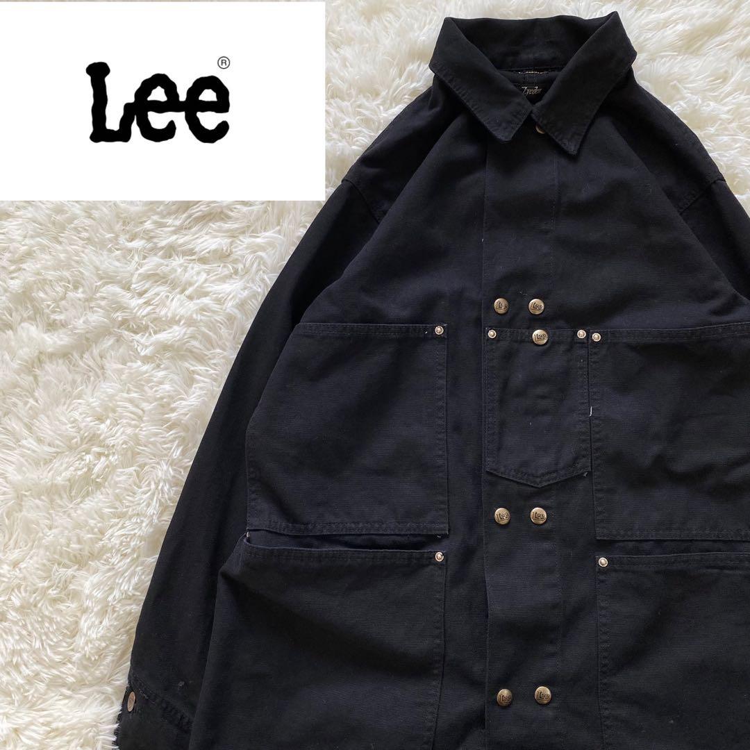 Lee Lyeden コラボ ダブルスナップボタン カバーオール 黒 美品 希少