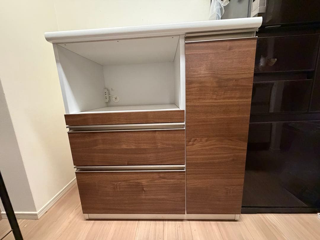 【掲載終了間近】【モイス加工付き】カップボード キッチンボード 食器棚
