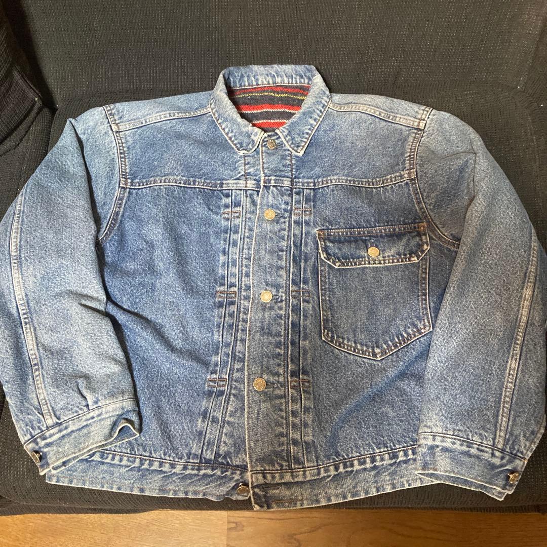最終価格！1stタイプ　ブランケット　 XLサイズ　デニムジャケット　USA製？