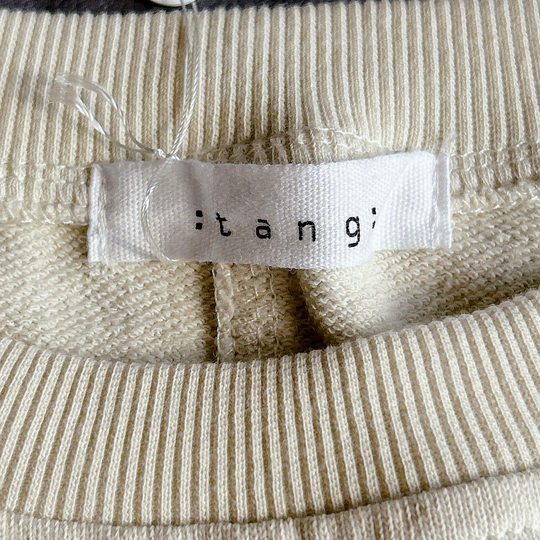 【新品】 tang ⿻ コットン 起毛 ワイドプルオーバー ルーズ ナチュラル