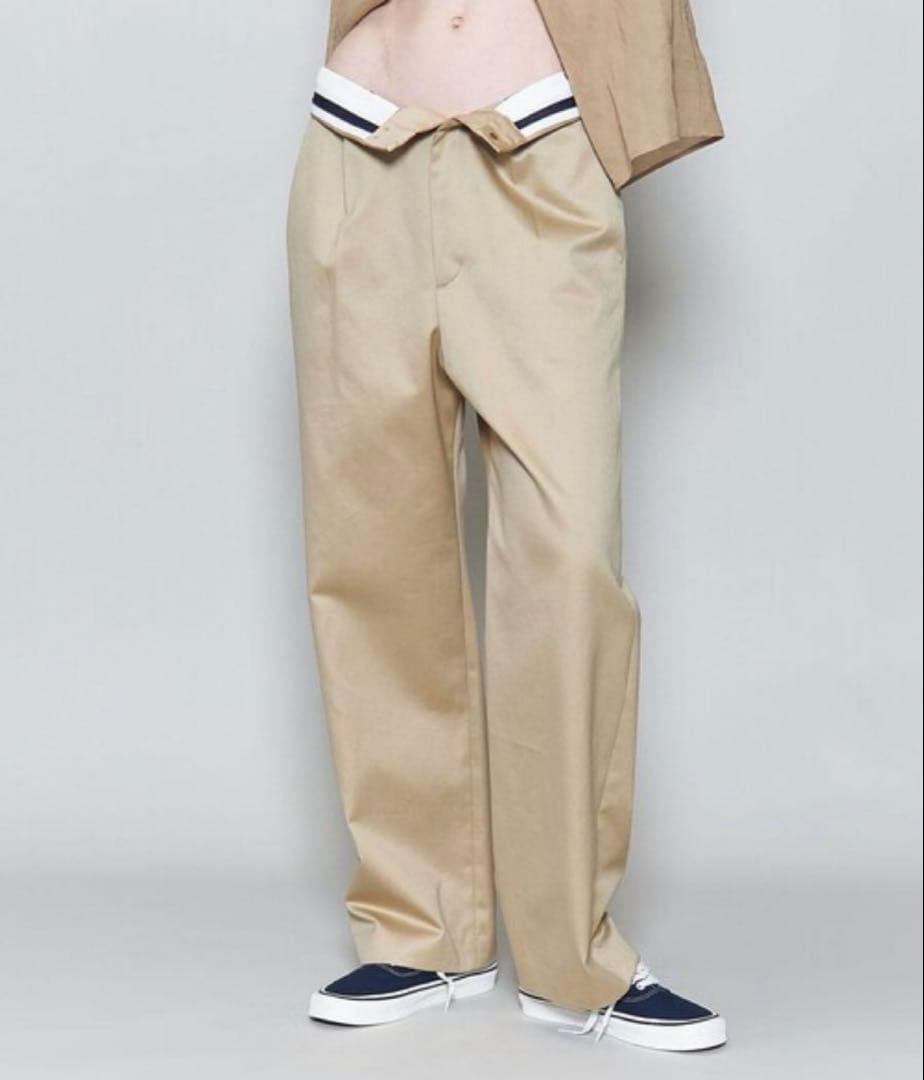 6(ROKU)コットン チノパンツ　マーベルパンツ　34