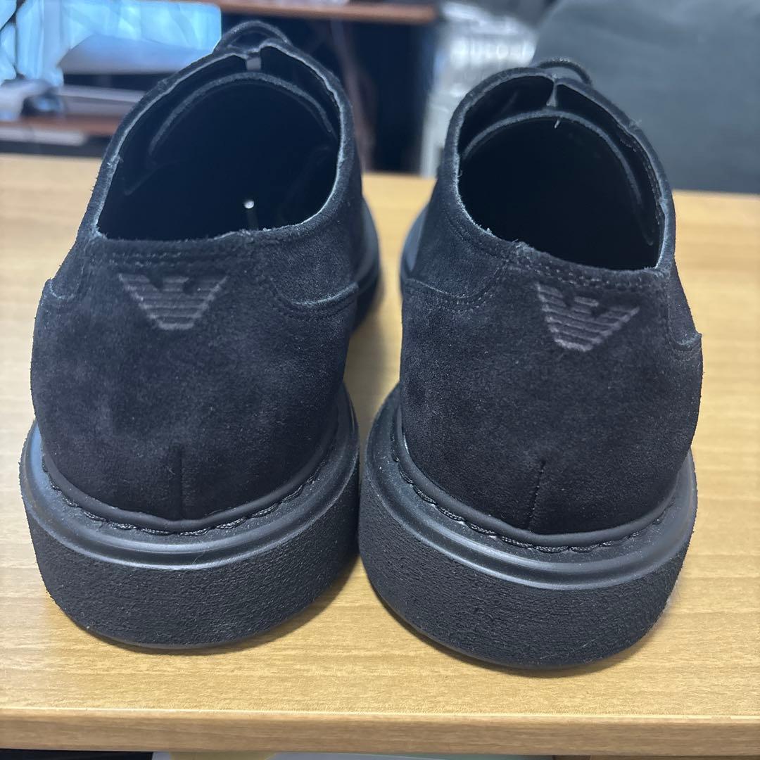 エンポリオ アルマーニ（Emporio Armani）スウェードダービーシューズ