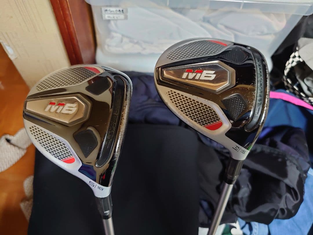 テーラーメイドM6 フェアウェイウッド 3W 5W S！かなり安っ！2本セット！