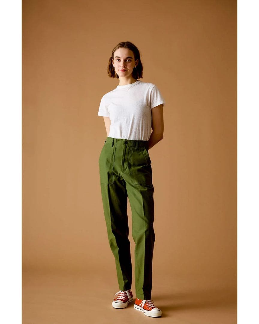 SHINZONE ベイカーパンツ カーキ