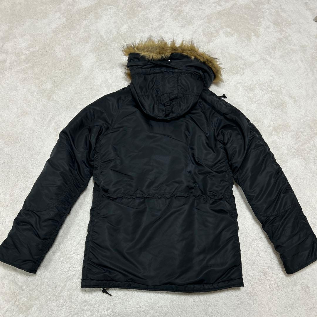 ♦︎極美品♦︎ALPHA INDUSTRIES ブラック ミリタリージャケット M