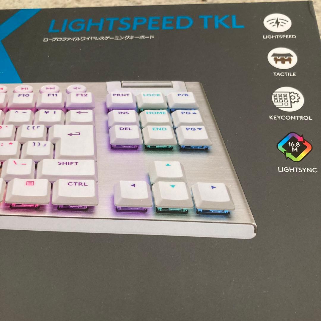 G915X LIGHTSPEED TKL ホワイト 日本語配列 キーボード本体