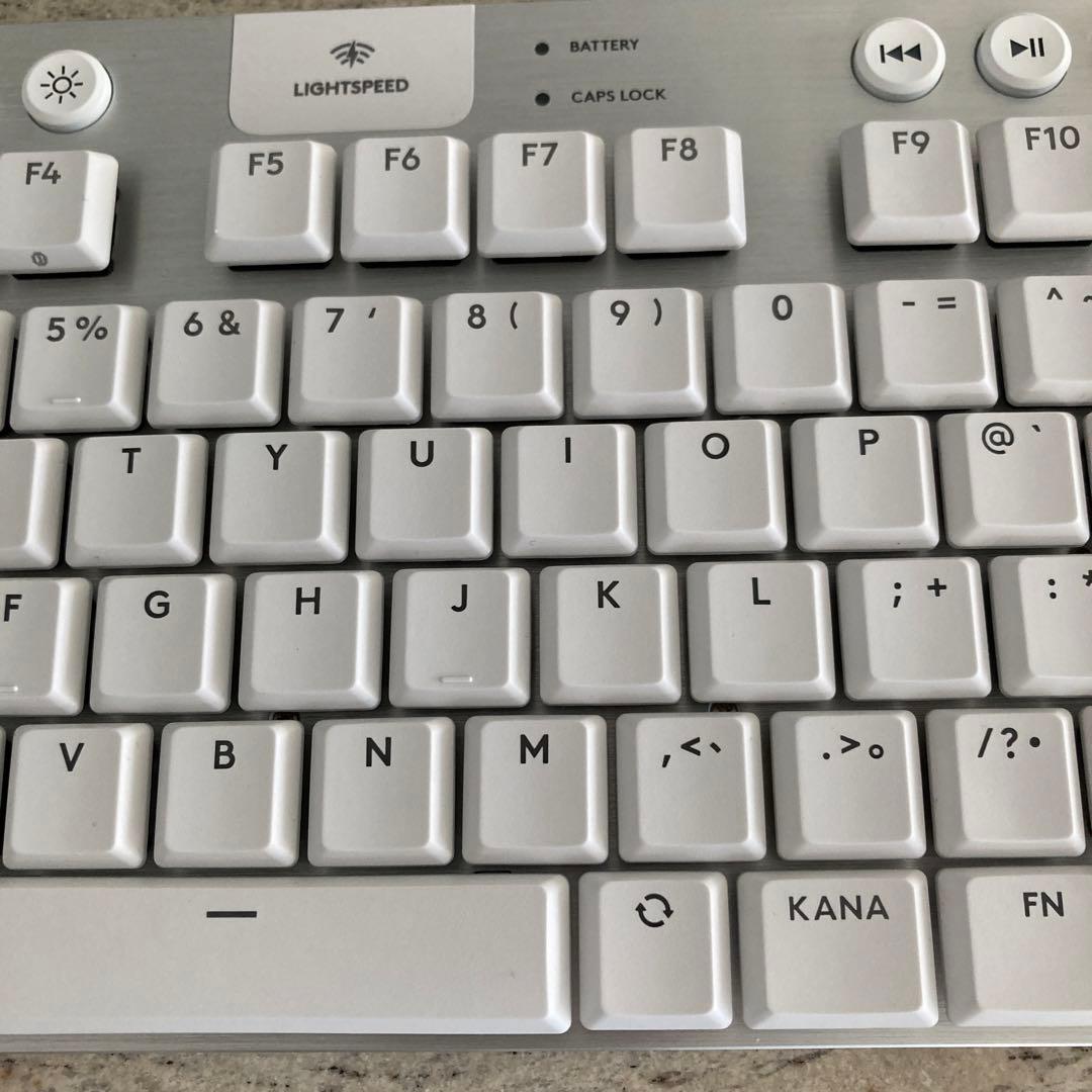 G915X LIGHTSPEED TKL ホワイト 日本語配列 キーボード本体
