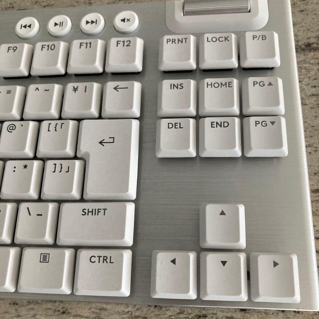 G915X LIGHTSPEED TKL ホワイト 日本語配列 キーボード本体