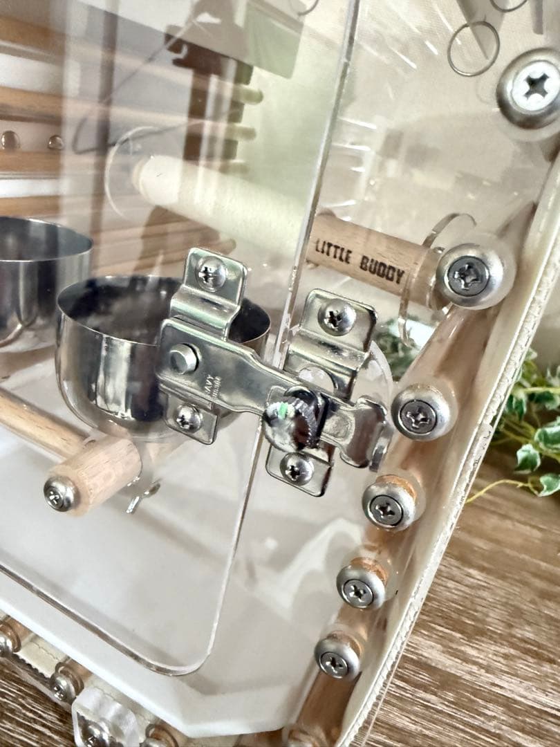 LITTLE BUDDY バードキャリー ベージュ　中型インコ用