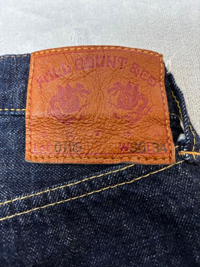 パンツ full count 0105 Wide Denim w36