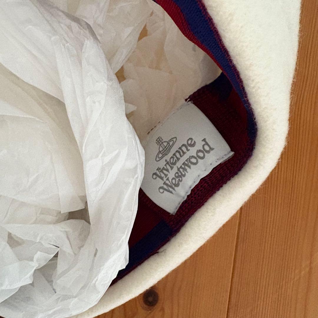 Vivienne Westwood アイボリー ベレー帽