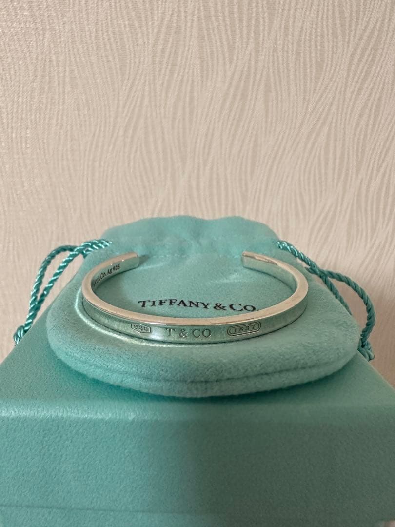 値下げ交渉あり　Tiffany & Co. ナローカフバングル　925 シルバー