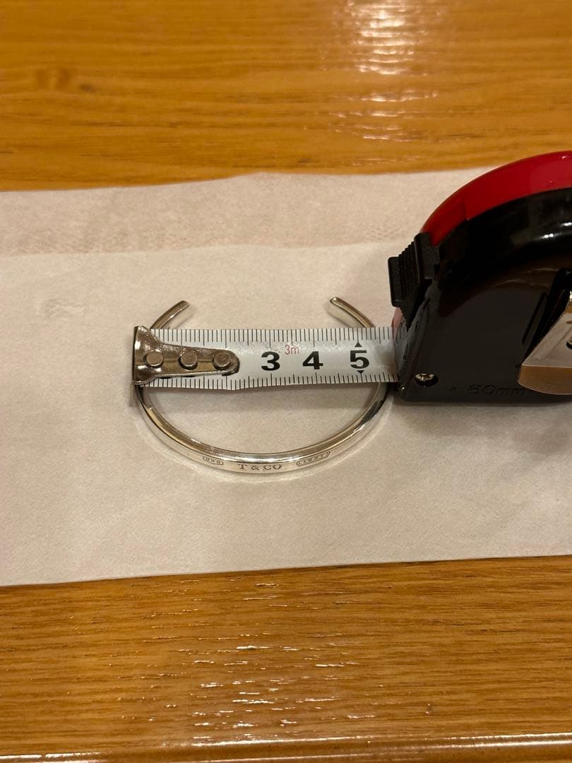 値下げ交渉あり　Tiffany & Co. ナローカフバングル　925 シルバー