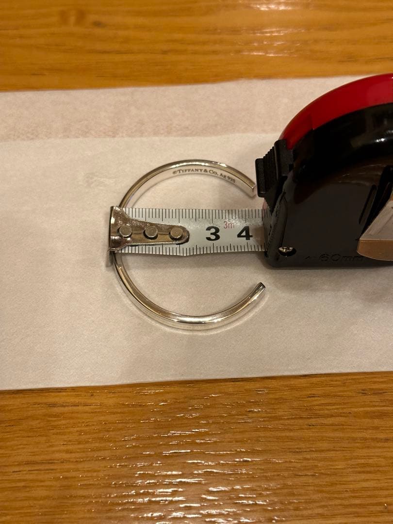 値下げ交渉あり　Tiffany & Co. ナローカフバングル　925 シルバー