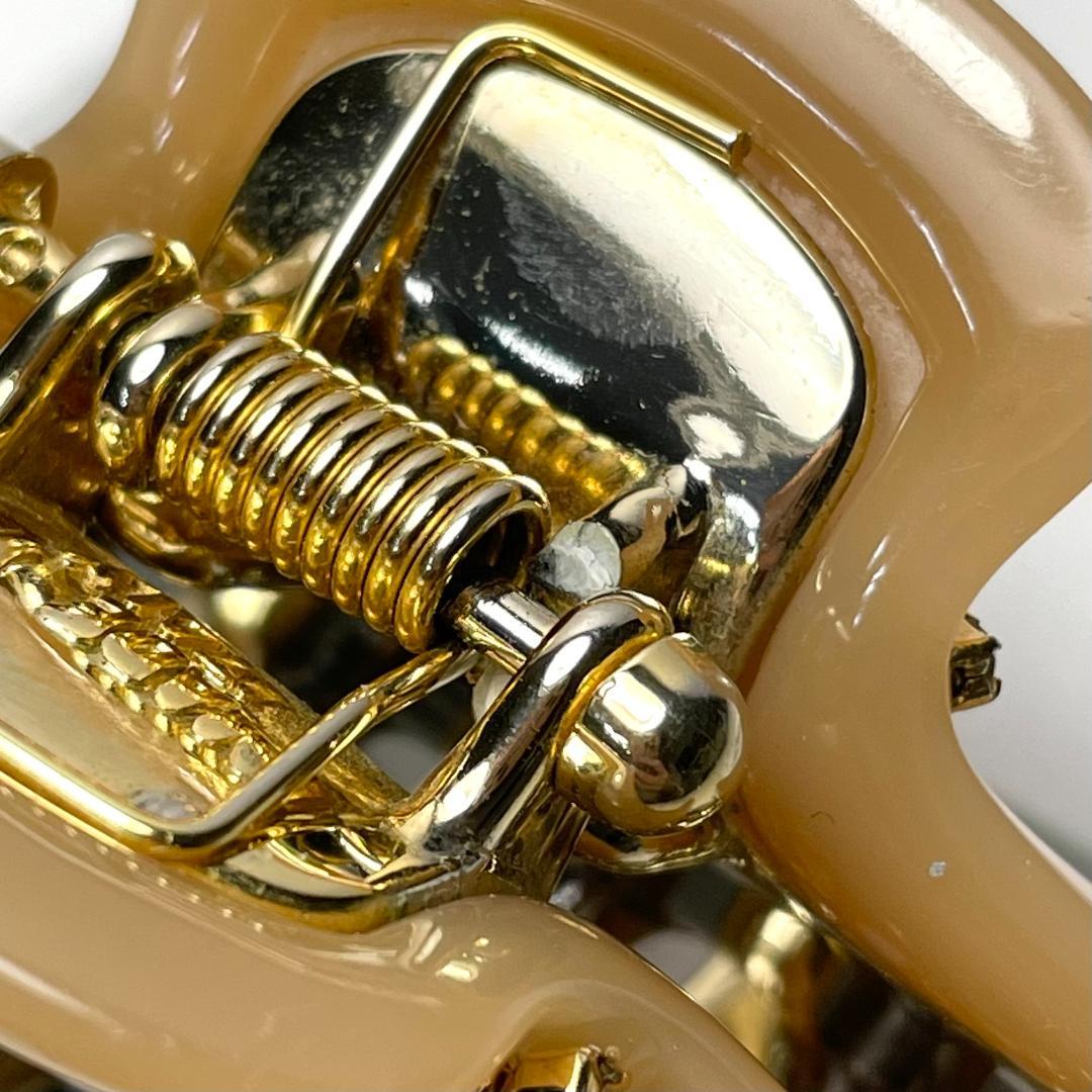 【訳アリ】acca アッカ ヘアクリップ 大 L ラージサイズ ベージュ 髪飾り