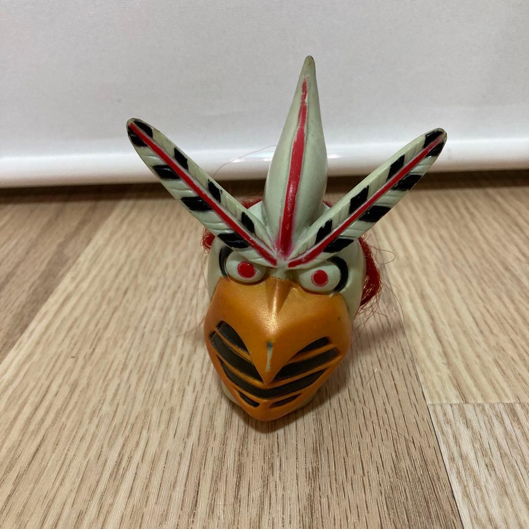 変身忍者 嵐 ソフビ マスクのみ 面のみ ヴィンテージ 時代物 特撮 レトロ