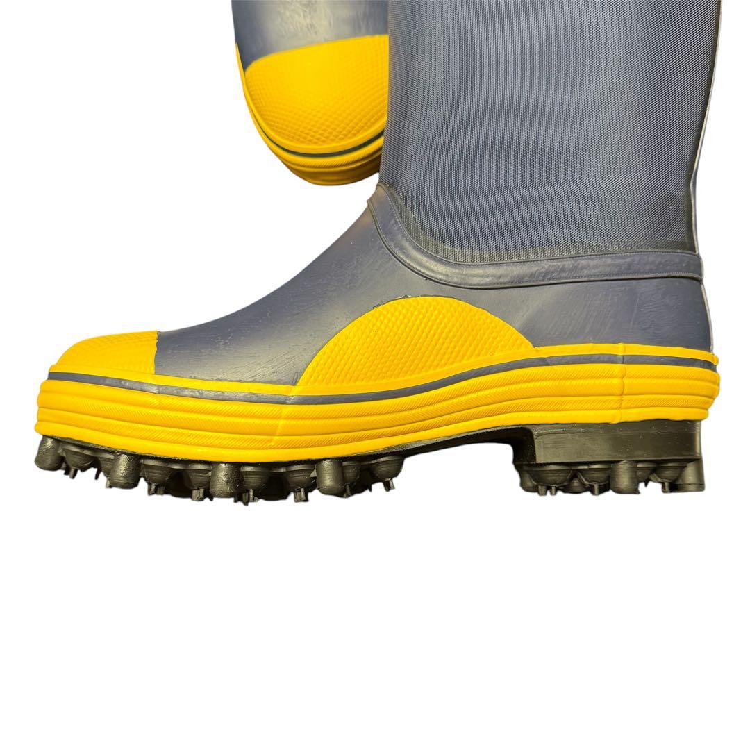 【新品✨️】ミツウマ スパイク長靴 ネイビー 26cm 滑りづらい 登山 林業