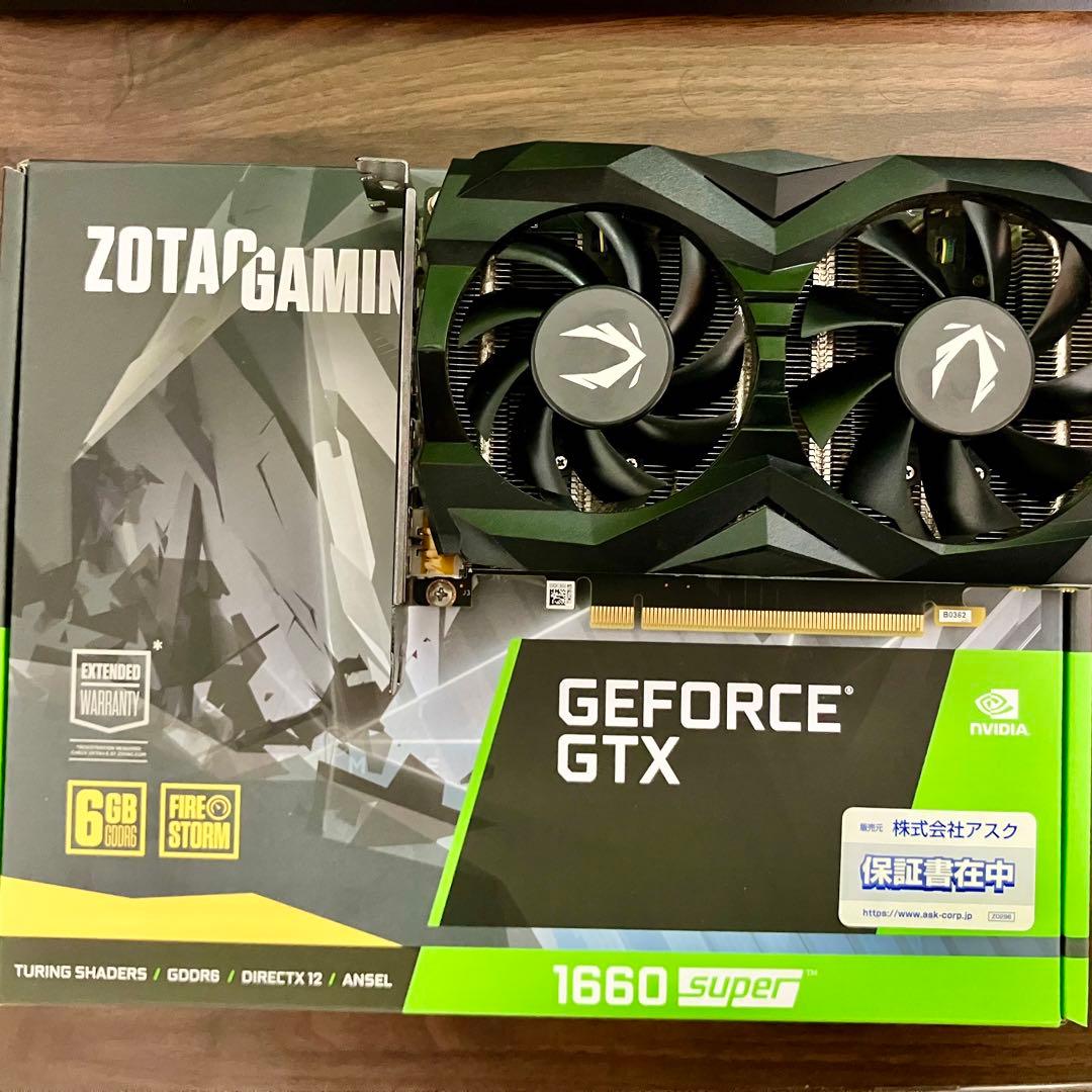 ZOTAC GTX 1660 Super 6GB グラフィックボード