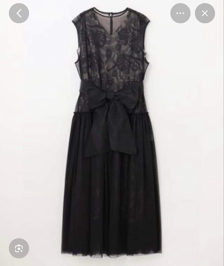 美品　未使用 GRACE CONTINENTAL/レイヤードレースドレス