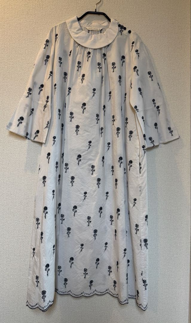 【美品】ミナペルホネン etude ドレス white 38