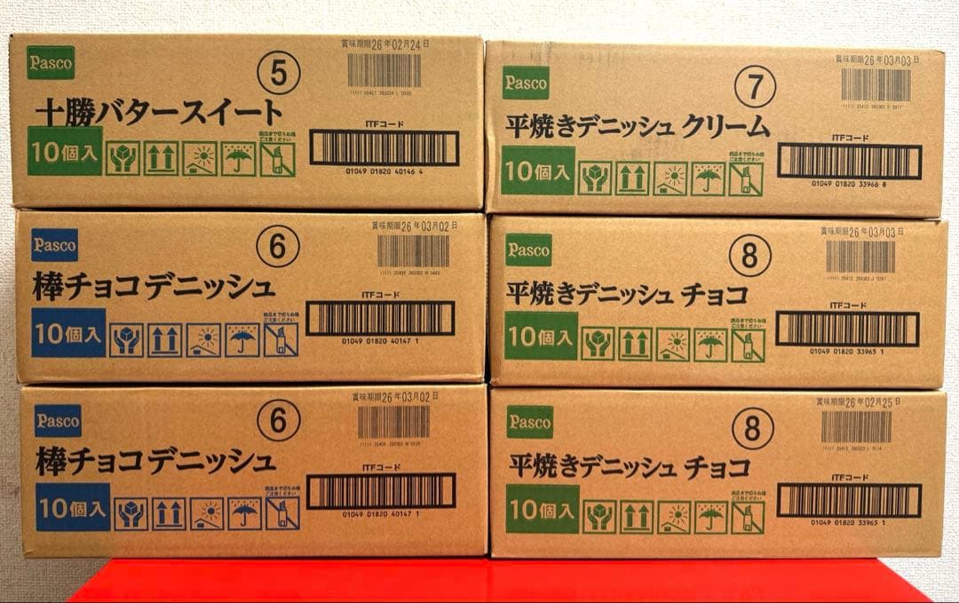 【Pasco パスコ】 ロングライフブレッド4種 6箱 計60個