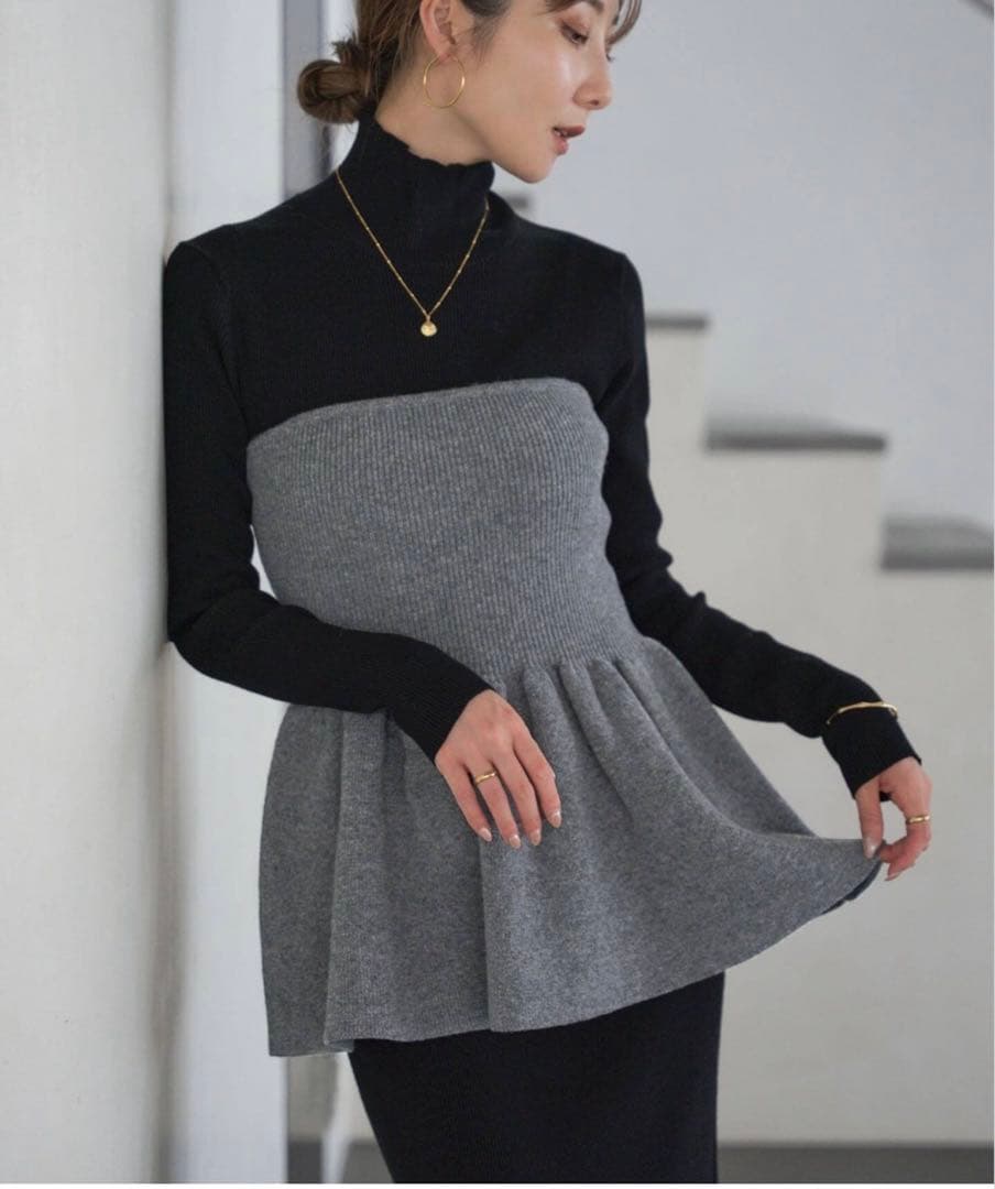 ノーブル　ニットビスチェ未使用品