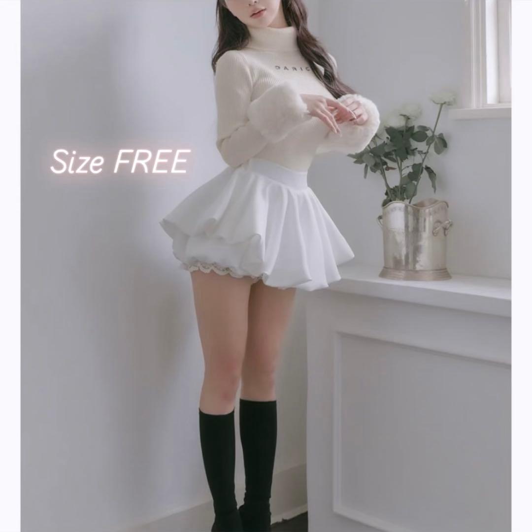 Darich ダーリッチ ボリュームバルーンミニスカート【Size: FREE】