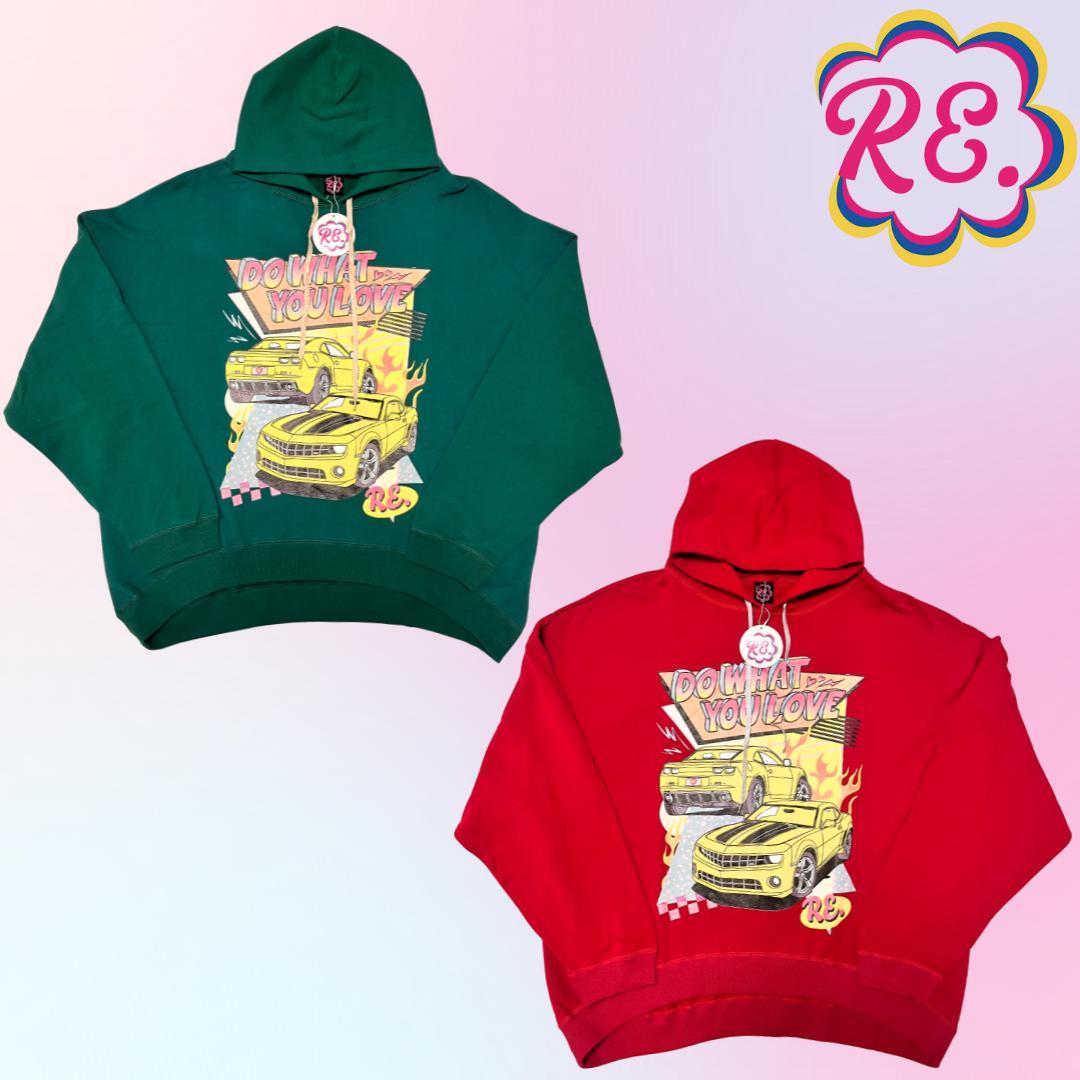 新品 仲里依紗 Re. アールイードット パーカー 赤×緑2点セット 受注販売