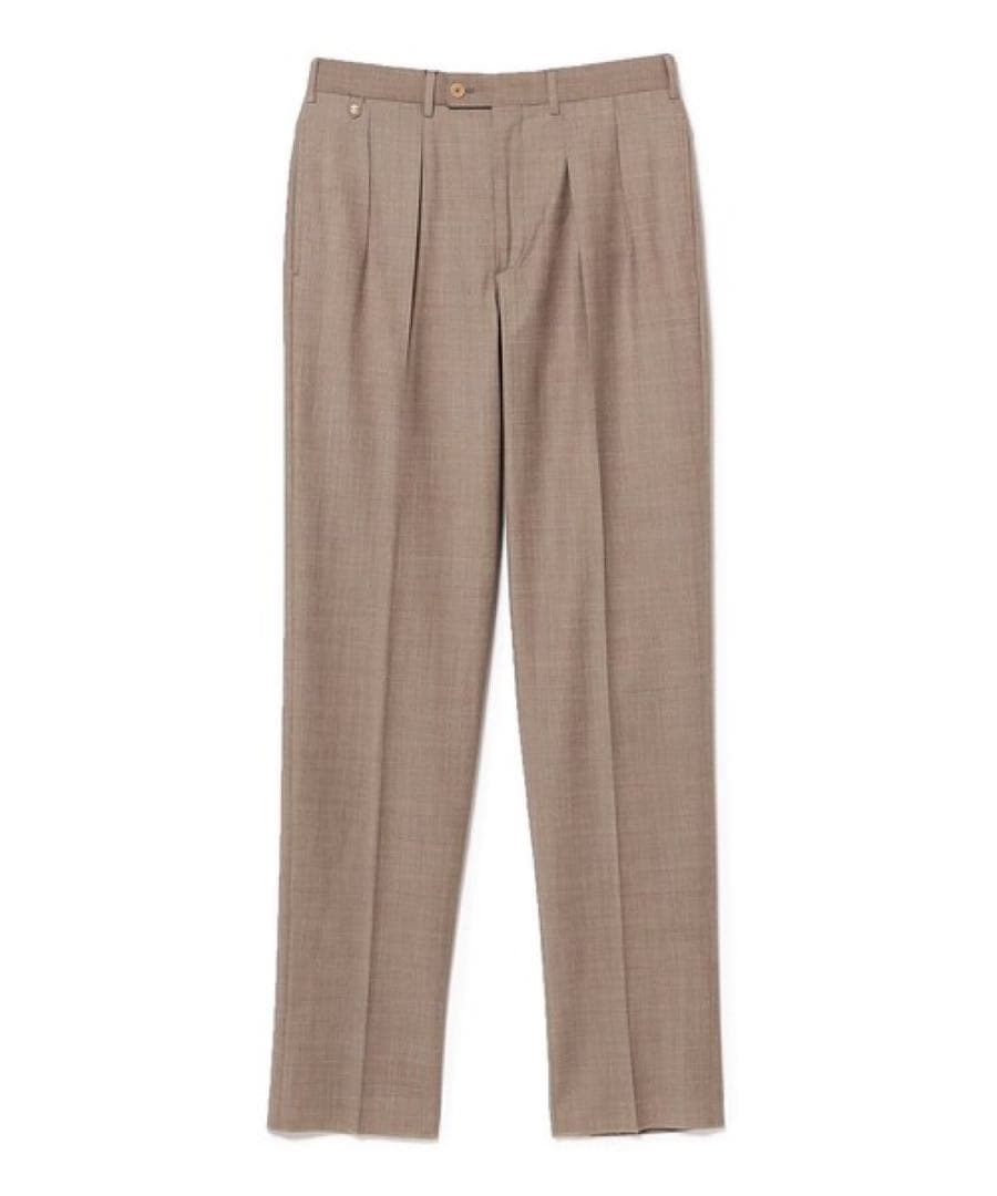 ATELIER ZINS ミックスファブリック2プリーツワイドパンツ 40