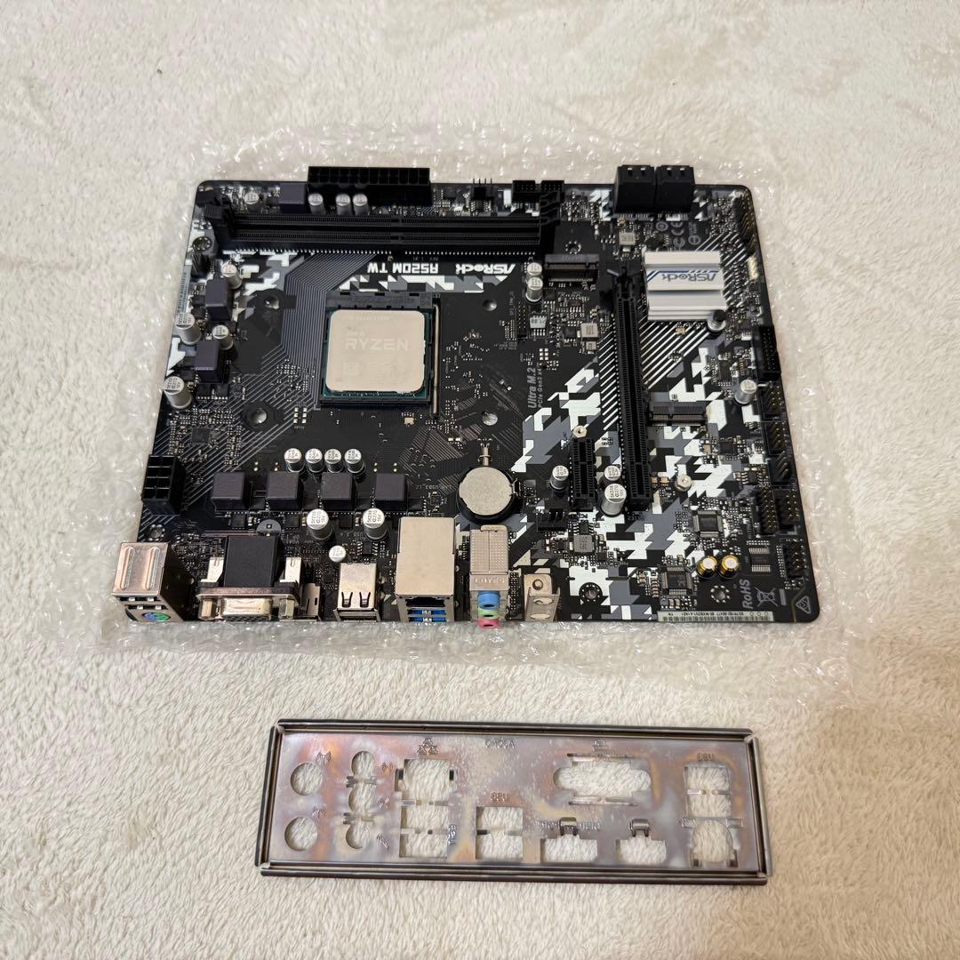 【動作品】CPU+マザーボード AMD ryzen5 3500＋ASRock