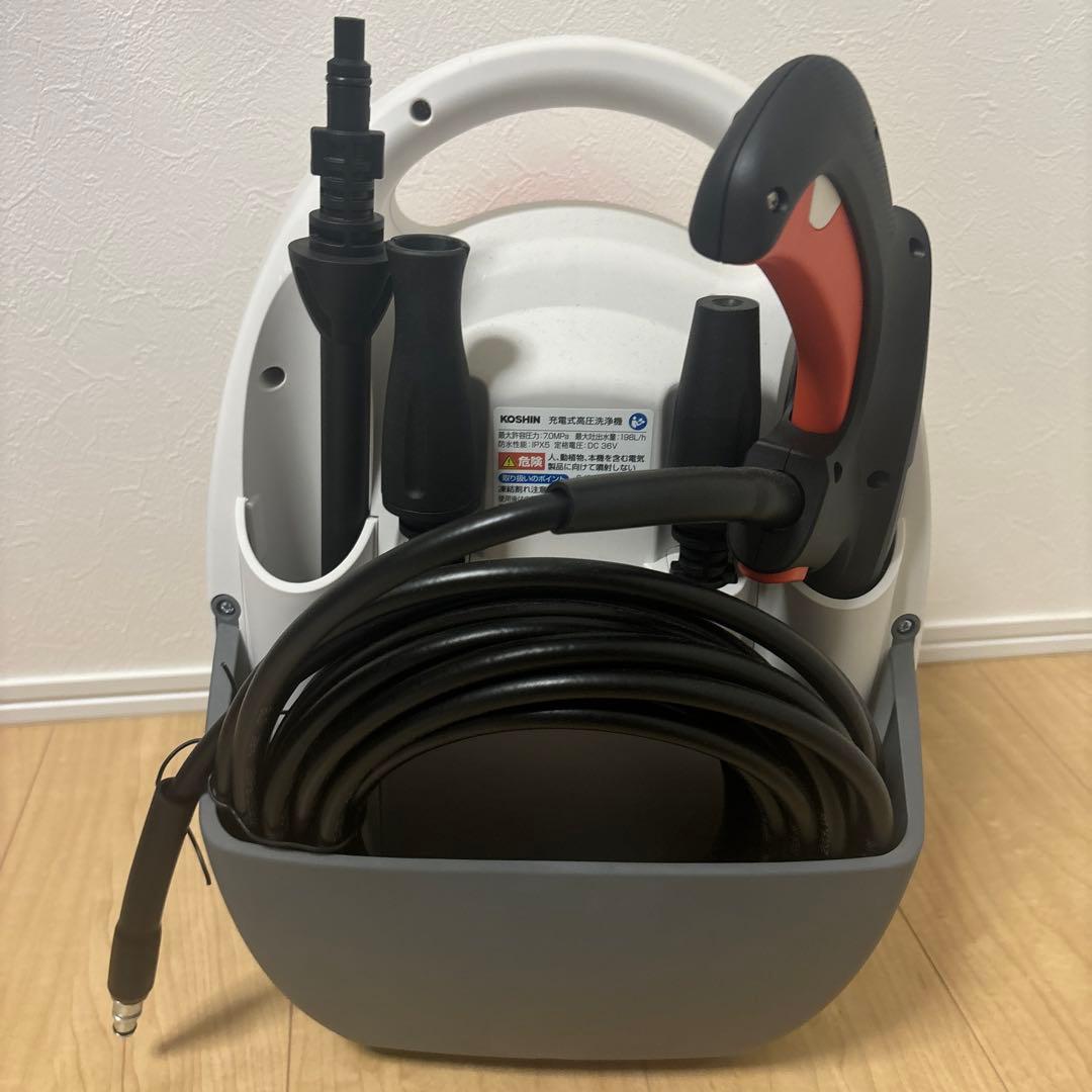 工進(KOSHIN) 36V 5.0Ah 充電式 高圧 洗浄機 SJC-3650