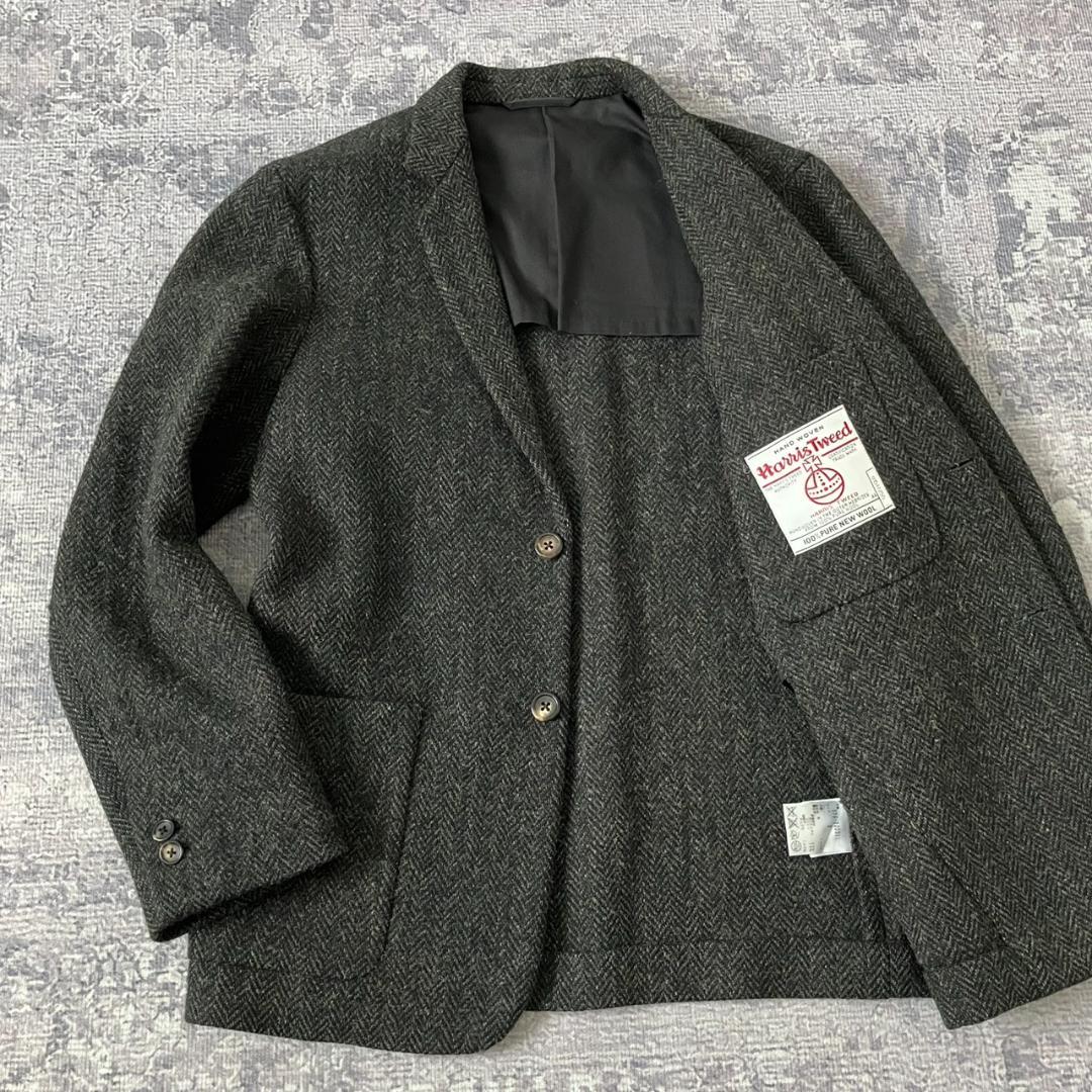 【極美品】マーガレットハウエル ハリスツイード テーラードジャケット ウール S
