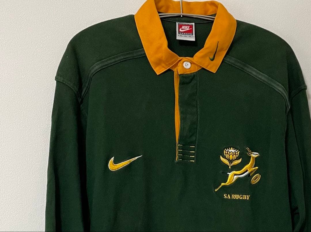 【90’sビンテージ】ラグビー　スプリングボクス　ラガーシャツ