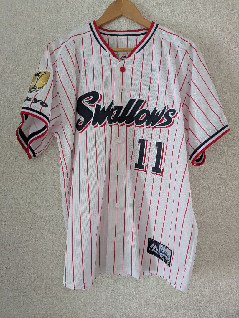せ*お様 東京ヤクルトスワローズ　ホームユニフォーム　#11 奥川恭伸