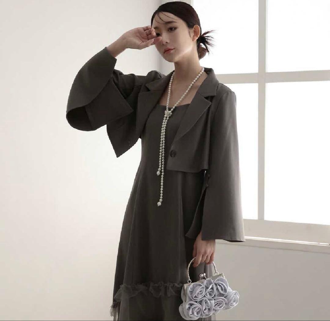 パーティードレス　結婚式　セットアップ　ドレス