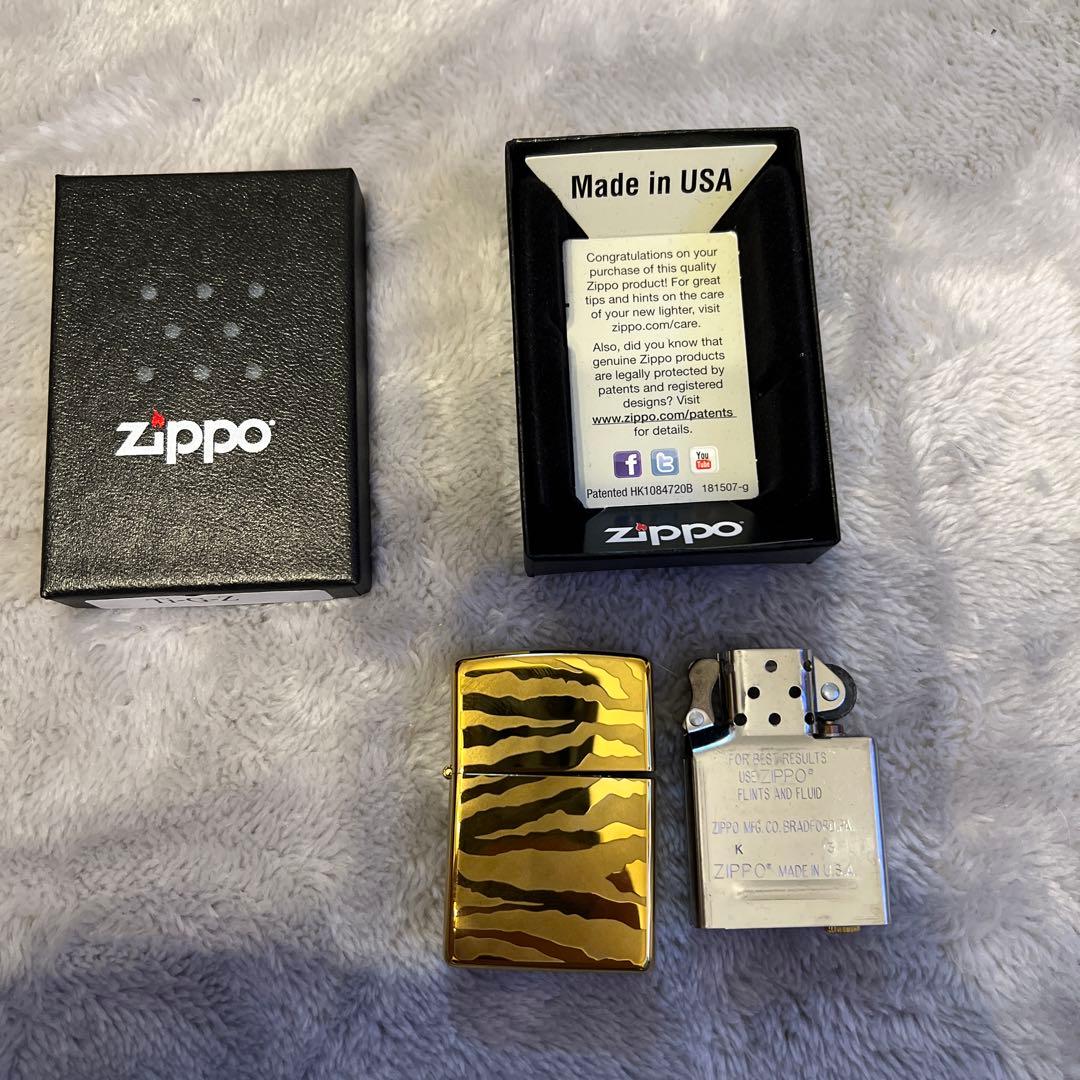 ZIPPO 虎柄　未使用