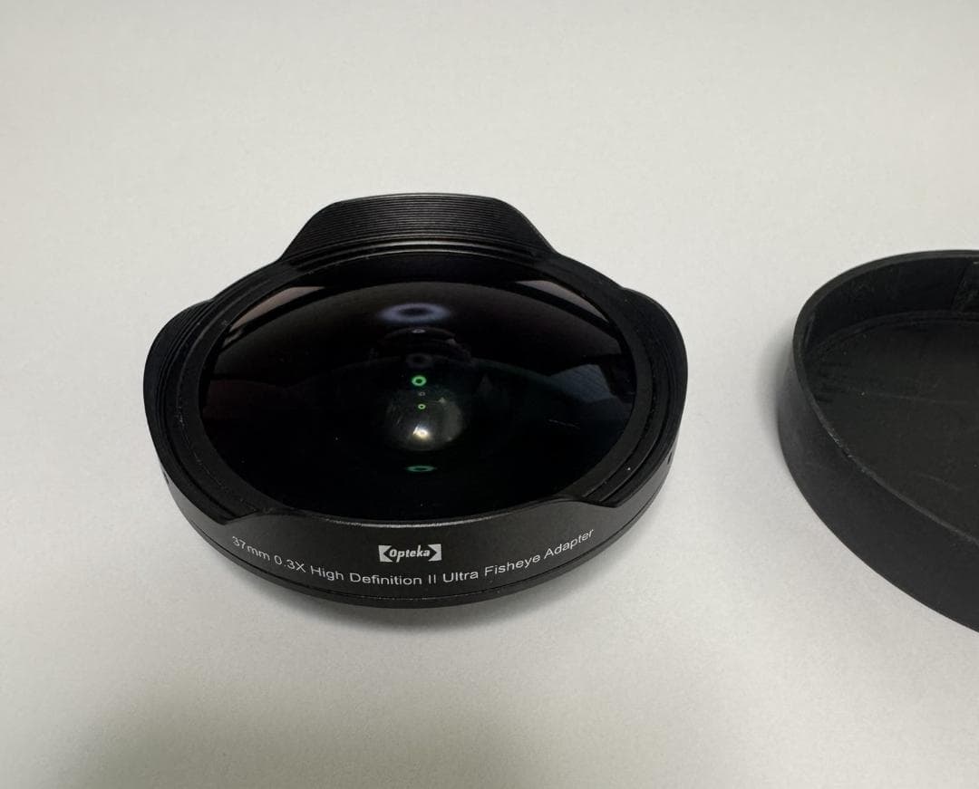 OPTEKA ULTRA FISHEYE 魚眼レンズ 37mm 0.3X★