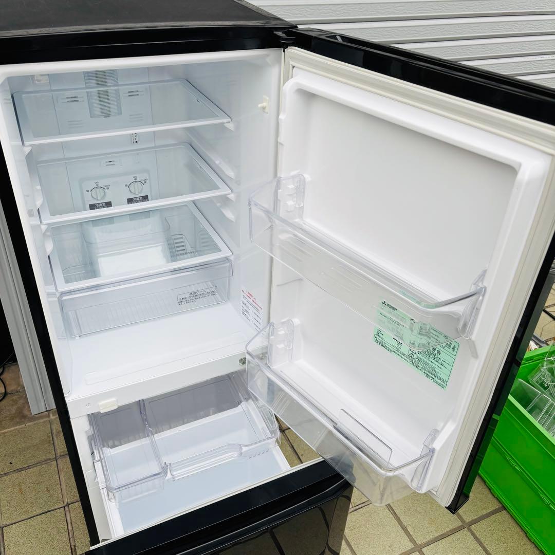 三菱 146L 冷凍冷蔵庫 MR-P15E-B1◇2020年製