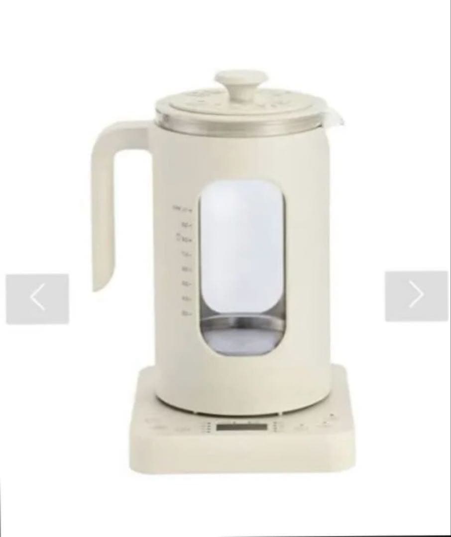 【新品・未開封】BRUNO ブルーノ　温度調整マルチケトル ホワイト