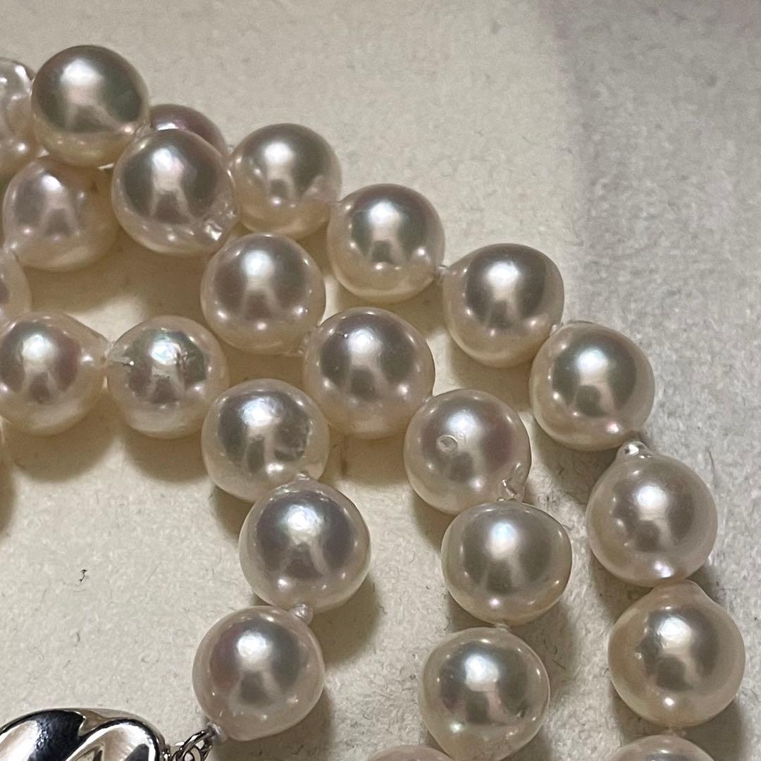 専用 【超大珠✨連結可】あこや真珠 ネックレス 8.5-9.0 パール テリ強
