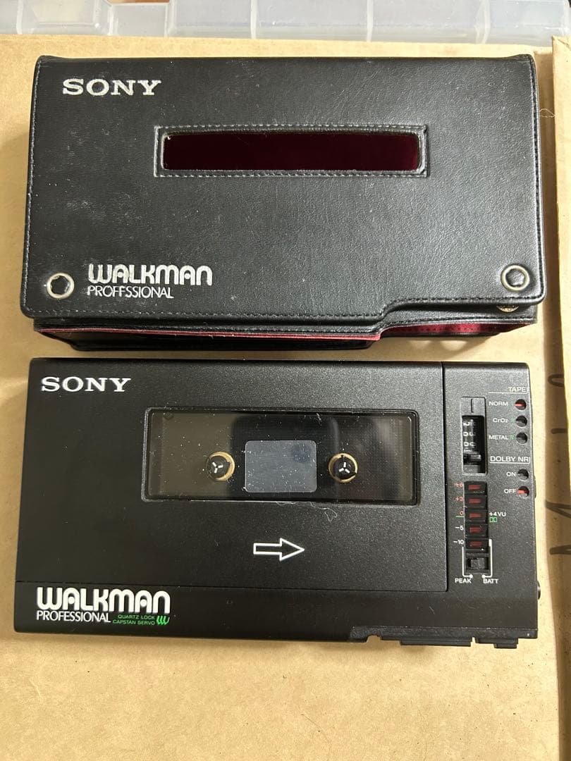 ソニー ウォークマン WM-D6 元箱&未使用付属品(デモテープ・ストラップ)付