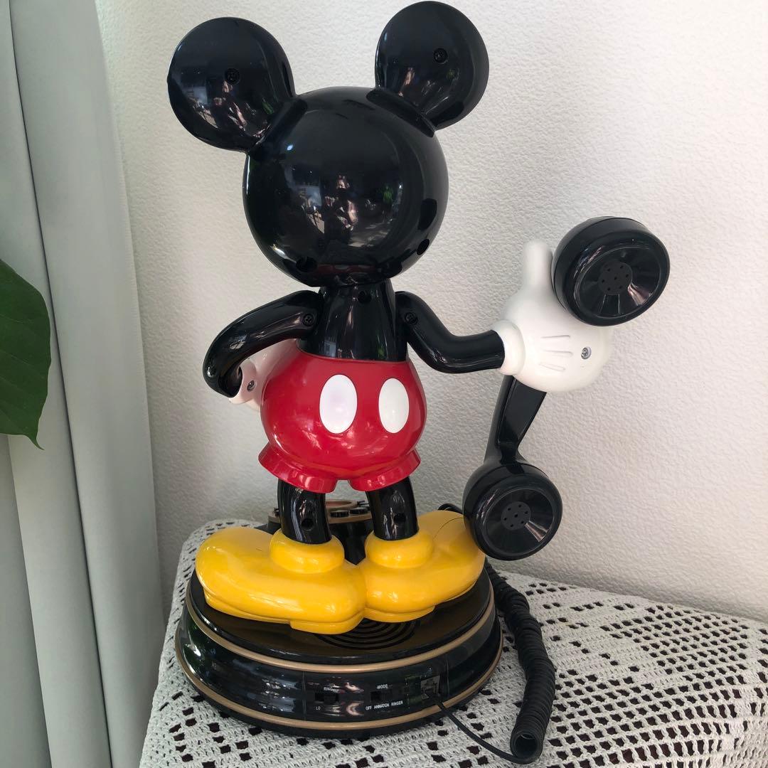 ミッキーマウス電話機　アンティーク