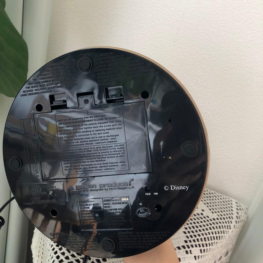 ミッキーマウス電話機　アンティーク