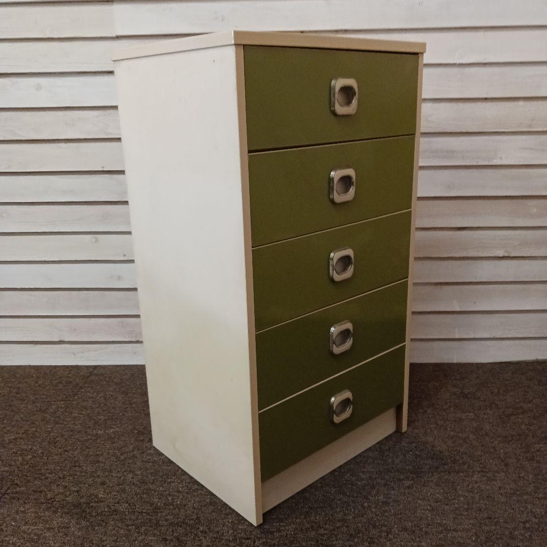 昭和レトロ　5段引き出し　チェスト　たんす