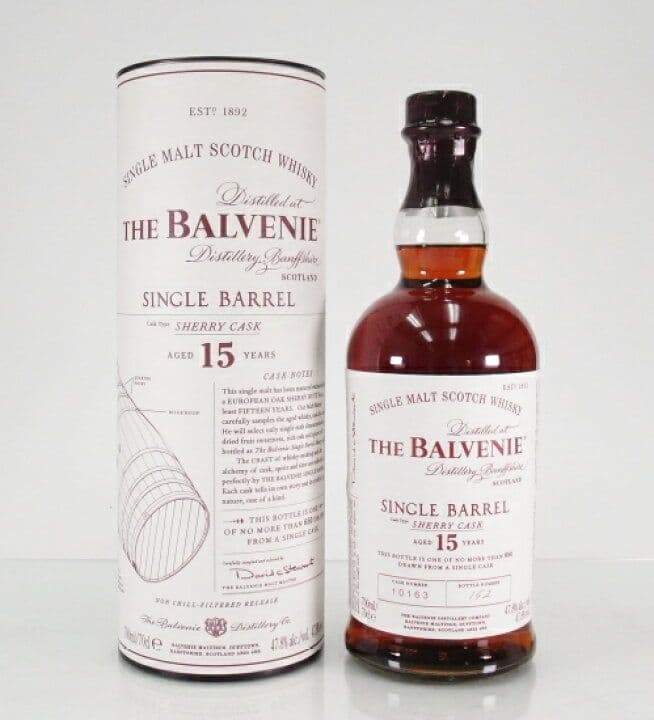 バルヴェニー　15年 シングルバレル　シェリーカスク　47.8% ウイスキー
