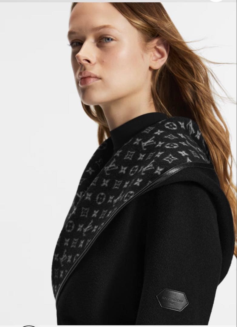 ルイヴィトン ベルテッドショートラップピーコート